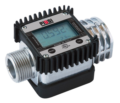 PIUSI K24 1 in. NPT Fuel Turbine Meter w/ Instant Flow Rate - UL Approved
