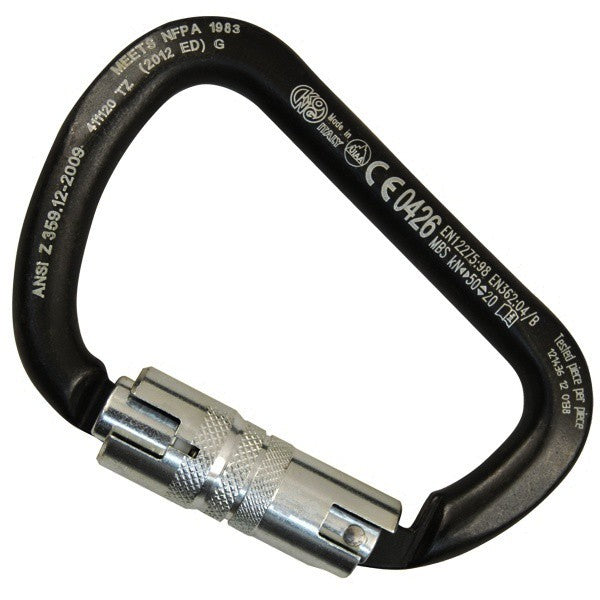 KONG - KNG411 - X-Large C Steel Auto Block ANSI Steel Carabiner