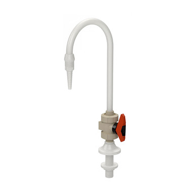 Marquest Scientific Natural Polypropylene Lab Faucet With GF Ball Valve