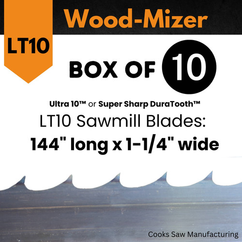 Box of 10 Blades 1-1/4" for LT10 Wood-Mizer