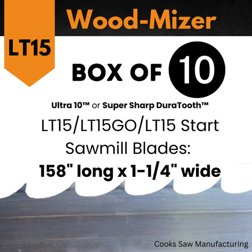 Box of 10 Blades 1-1/4" for LT15/LT15GO/LT15Start Wood-Mizer