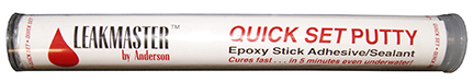 Leakmaster Quick Set Epoxy Pool Putty PQ501 - 4 Oz Stick