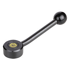 Kipp 1/2-13 Adjustable Tension Levers, Low Profile, Internal Thread, 15 Degrees, Size 3 (Qty. 1), K0114.3A52