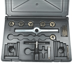 14 Piece Magnum Super Premium Set - Metric Spiral Point Taps & Hex Dies (1 Set), Norseman Drill #35172