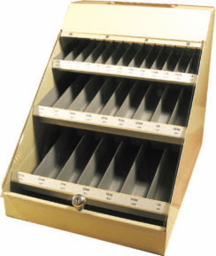 Stocked Counter Display with Taps & Round Dies, Norseman Drill #50010