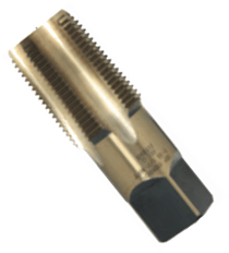 1/8"-27 Type 30-AG Gold Oxide Taper Pipe Tap - Regular (Qty. 1), Norseman Drill 61250