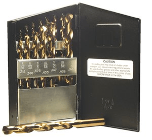 21 Piece Type 150 M42 Cobalt Heavy Duty Jobber Length Drill Bit Set, Norseman Drill #68360
