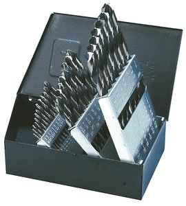 26 Piece Letter Size Type 190-AG Black & Gold Magnum Super Premium Drill Bit Set, Norseman Drill #88660