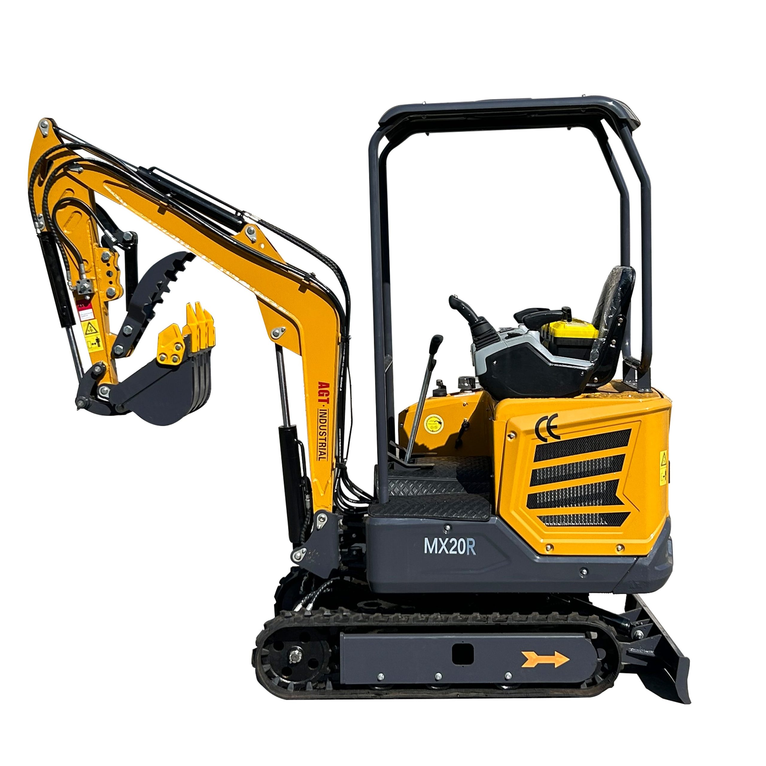 1.2 Ton Mini Excavator Digger 23HP Gasoline Engine with Hydraulic Thumb | MX20R