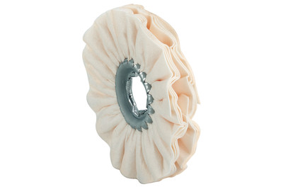 4 x 3/8 x 3/4 In. Keyway Cotton Web Polishing Rings (Pkg Qty: 8) | Hard | Metabo 623508000