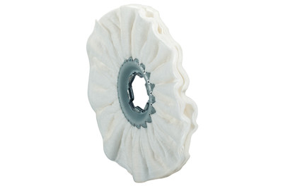 4 x 3/8 x 3/4 In. Keyway Cotton Web Polishing Rings (Pkg Qty: 8) | Soft |Metabo 623509000