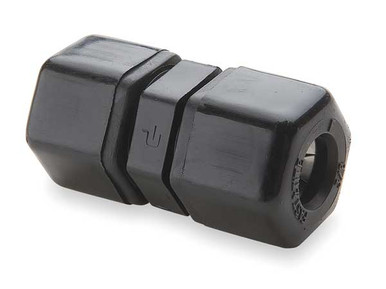 Parker P10UC6 Fast & Tite Fitting, Union Connector, 5/8'' Tube x 3/8'' Tube