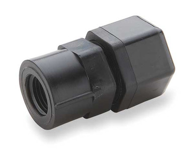 Parker P6FC6 Fast & Tite Fitting, Female Connector, 3/8'' Tube x 3/8'' FPT