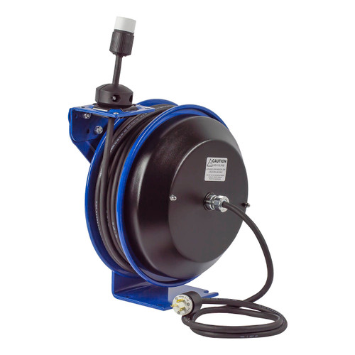 Coxreels PC Series Power Cord Reel - 12 AWG - 50 ft. - Single Industrial Receptacle