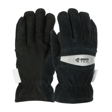 Black S Structural Firefighting Glove, Size 82N/X-Large, Kangaroo and Black Eversoft Cowhide, CROSSTECH Insert, NFPA 1971-2018 Firefighter 1 Pair 910-P855/82W