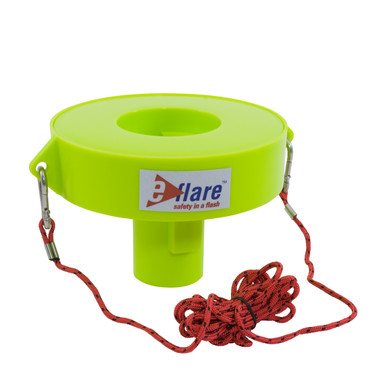 Hi-Vis Yellow OS Flotation Collar w/ Lanyard, Fits 500/600 Series Beacons, Fluor Lime E-Flare Accessories 939-EFFLCOL/L
