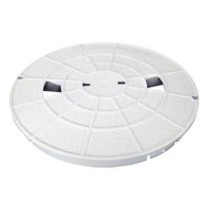 Pentair Skimmer Cover Lid Replacement for Bermuda Skimmers 9-1/4 Inch, White 516215