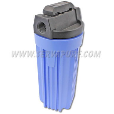 Pentek 150164, Valve-In-Head, 3/4'' In/Out, 10'' Blue/Black
