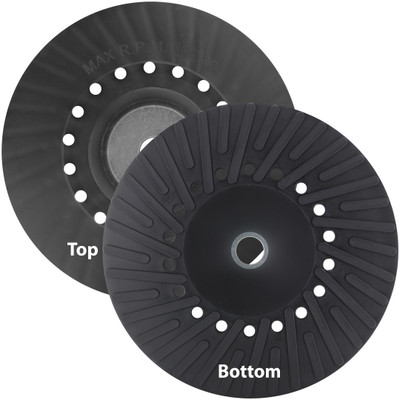 5" Plastic Backing Pad w/ Nut for Resin Fiber Discs | LVA RFBP92610