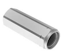 In-line Check Valves: 1/2" NPT Port Size, 7 PSI Cracking Pressure, 18.5 GPM, 5800 PSI