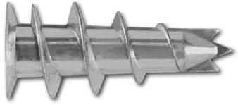 DeWalt - 02364Z-PWR - Zip-It Jr. Zinc Wall Anchors - w/ #6 & 1" Screws (100/Pkg.)