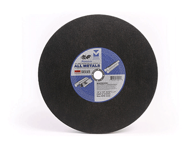 14" x 1/8"(5/32) x 1" Premium Cut-Off Wheel for Portable Gas Saw - Double Reinforced - All Metals, Mercer Abrasives 612050 (10/Pkg.)