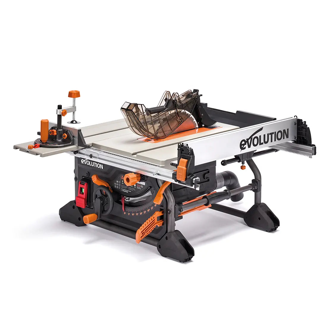 Evolution R10TS Portable Jobsite Wood Cutting Table Saw | 10 in. Multi-Material Cutting Blade Included