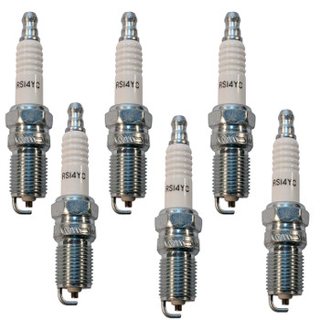 Champion 6 Pack of Genuine OEM (408S) Spark Plugs - RS14YC-6PK
