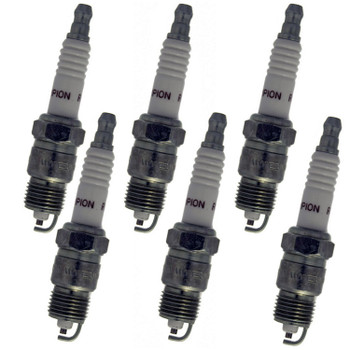 Champion 6 Pack of Genuine OEM (25S) Spark Plugs - RV17YC-6PK