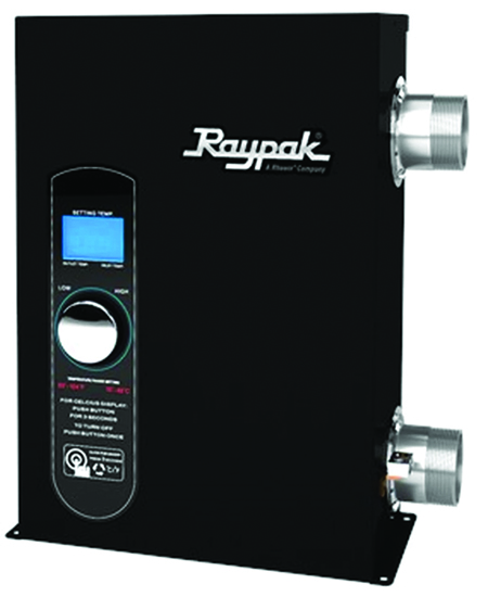 Raypak E3T Digital Electric Residential Pool and Spa Heaters