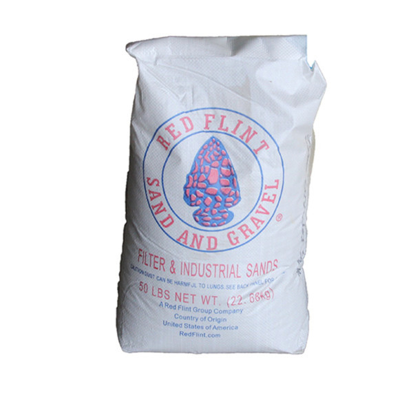 Pool Filter Sand Media .45-.55 mm - 50 Pound Poly Bag