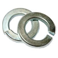 1" Regular Split Lock Washers Zinc Cr+3 (100/Pkg.)