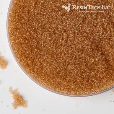 ResinTech CG10-H 10% Crosslinked Cation Exchange Resin, H Form, 1 Cubic Foot