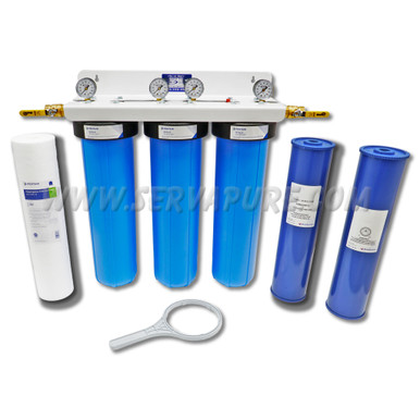 Serv-A-Pure 73127S, Whole House Sediment/Iron/Phosphate Filter Cartridge System