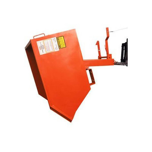 MECO Series 90 Self Dumping Extra Heavy Duty Hopper,7 Ga. Steel, 1 1/2 Cu. Yard