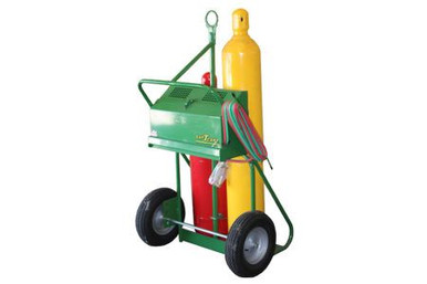 Welding Oxygen and Fuel Cart with Cabinet - 66" in Height 1324 IIE