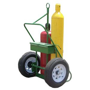 24" Cyllinder Cart - Oxygen, Acertylene - Lifting Eye, Perma Clamp 554-30