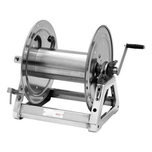 Hannay Reels 1500 Series 1/2 in. x 300 ft. Stainless Steel Manual Rewind Reel SS1526-17-18