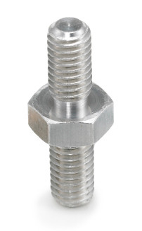 5/16"OD x (3/8" & 3/8" L) x (#8-32 & #8-32 Threads) Stainless Steel Male/Male Hex Standoff, Plain (50/Pkg)