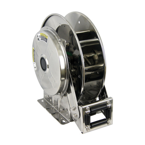 Hannay Reels SSN700 Series Stainless Steel Spring Rewind Reel, Reel Only, 1/2 in. x 50 ft., SSN716-19-20-10.5J