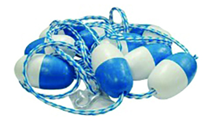 Pentair R181206 20-Foot Safety Float Line with 9 Floats & Hooks
