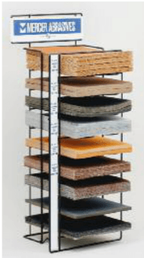 Sandpaper Sheet Display Stand, Mercer Abrasives 000DIS (Qty. 1)