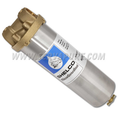 Shelco RHB-786A, 10'' Forged Brass Head w/ SS Sump Filter Housings, 3/4'' In/Out