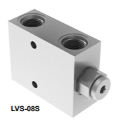 In-line Single PO Check Valves: SAE-08 Port Size, 1:7 Pilot Ratio, 9.2 GPM, 65 PSI Cracking Pressure
