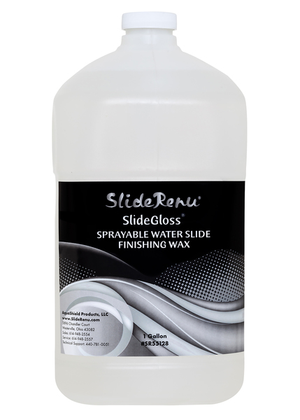SlideRenu SlideGloss Sprayable Water Slide Finishing Wax, Gallon SR55128