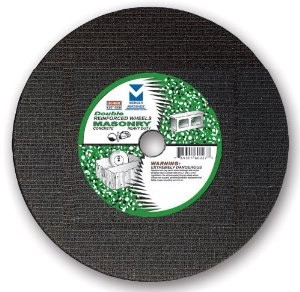 14" x 1/8"(5/32) x 20mm Extra Heavy-Duty, High Speed Cut-Off Wheel for Portable Gas Saw - Masonry - Triple Reinforced, Mercer Abrasives 608040 (10/Pkg.)