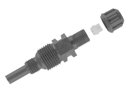 Stenner UCAK300 Injection Fitting with Nut and Ferrule – 1/4″ Tubing