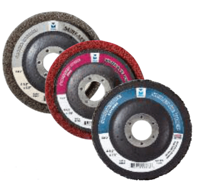 Surface Preparation Wheel - 4-1/2" x 7/8" - Ultra Fine, Mercer Abrasives 396GRY (10/Pkg.)