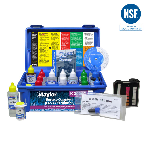 Taylor K-2006C Complete FAS-DPD Pool Water Test Kit – Professional-Grade Accuracy