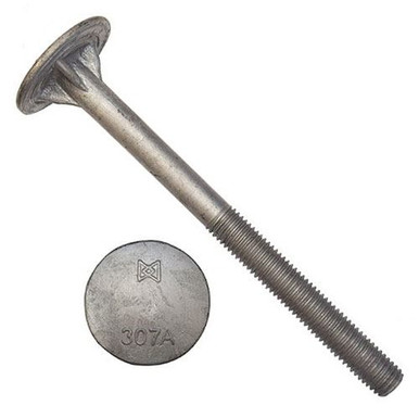 5/8"-11 x 8" 4" Thread Timber Bolts A307 Grade A Hot Dip Galvanized (60/Bulk Pkg.)
